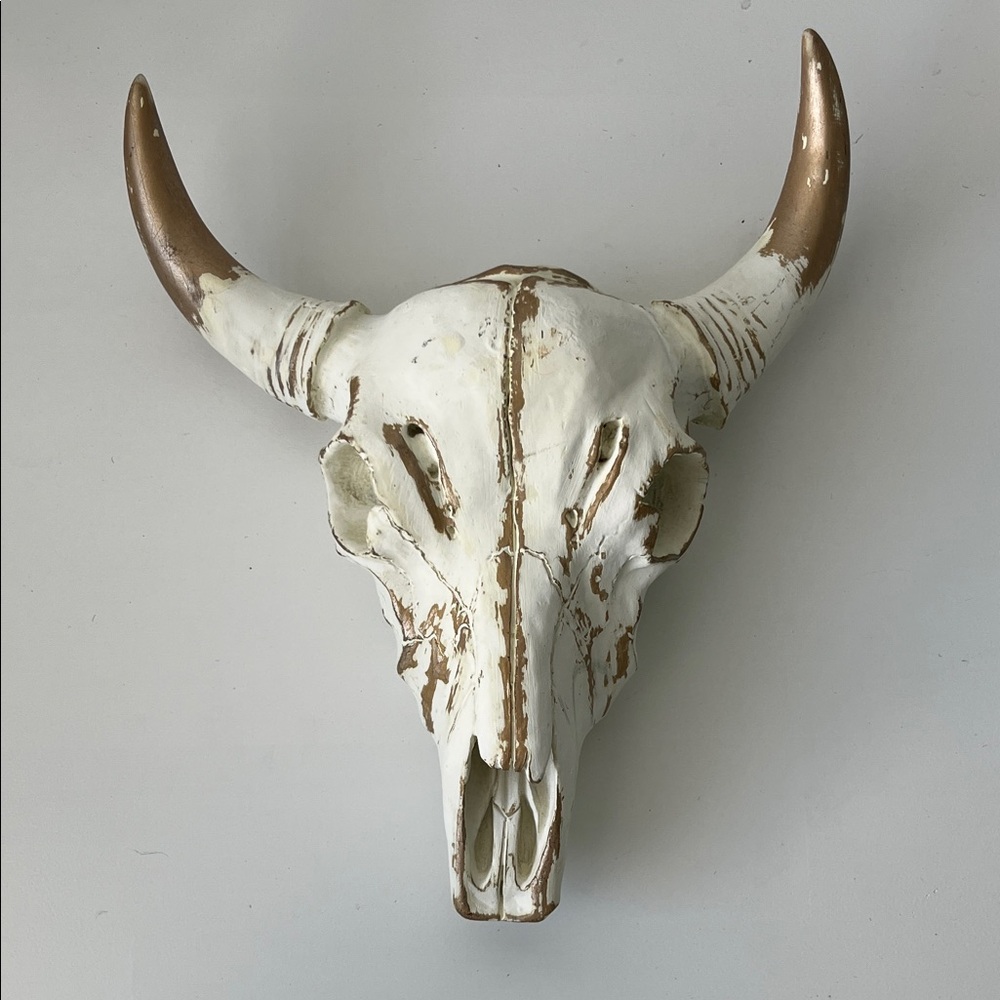 Hobby Lobby Western Boho Bull Skull Wall/Table Decor Small